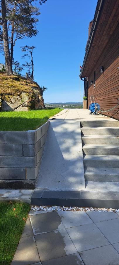 Ferienwohnung Moderne Leilighet Med Panorama Utsikt Sandefjord Exterior foto