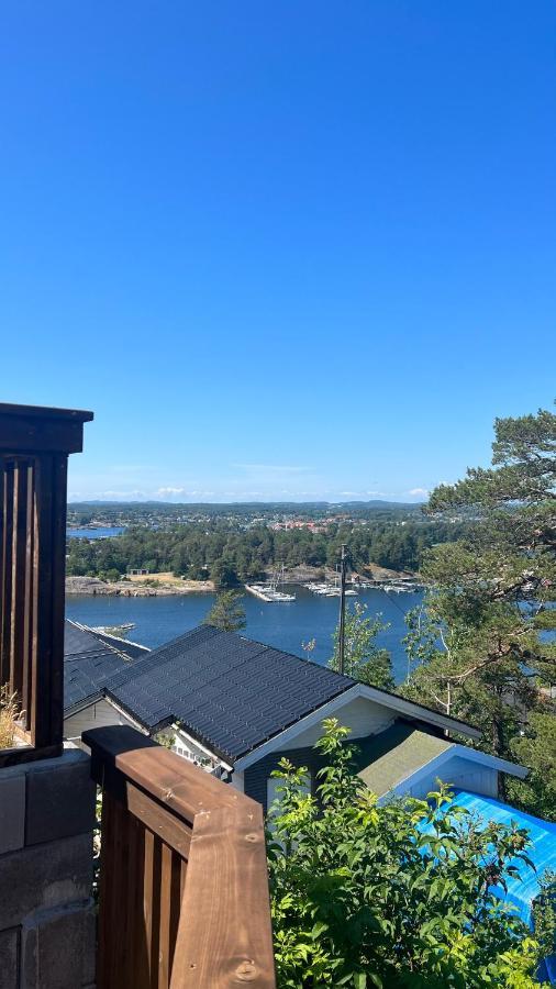 Ferienwohnung Moderne Leilighet Med Panorama Utsikt Sandefjord Exterior foto